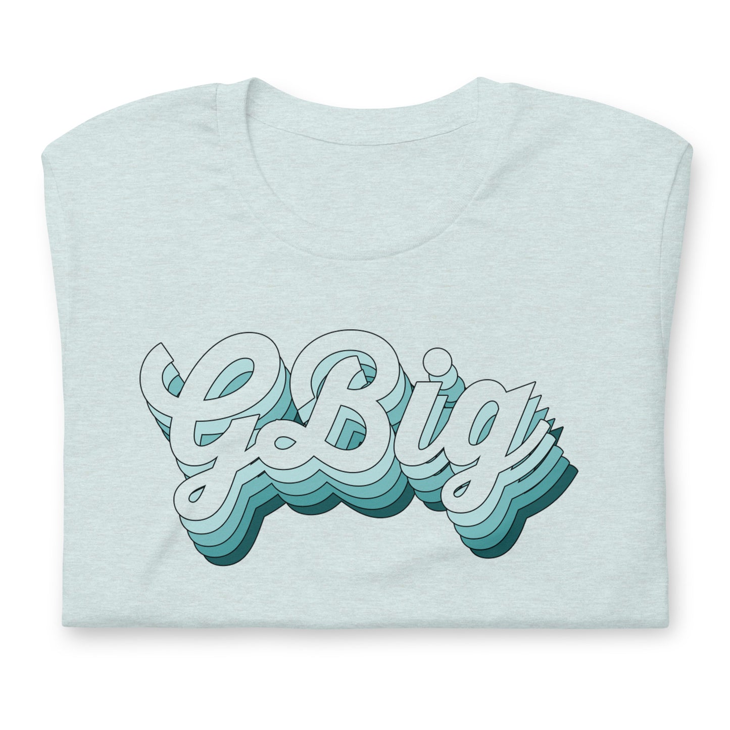 GBig Blue Retro TShirt - Big Little Reveal Shirts